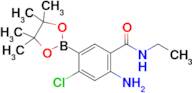 2-Amino-4-chloro-N-ethyl-5-(4,4,5,5-tetramethyl-1,3,2-dioxaborolan-2-yl)benzamide