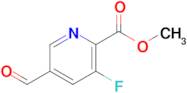 Methyl 3-fluoro-5-formylpicolinate