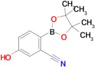 5-Hydroxy-2-(4,4,5,5-tetramethyl-1,3,2-dioxaborolan-2-yl)benzonitrile