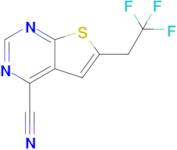 6-(2,2,2-Trifluoroethyl)thieno[2,3-d]pyrimidine-4-carbonitrile