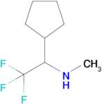 1-Cyclopentyl-2,2,2-trifluoro-N-methylethan-1-amine