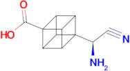 (1R,2R,3R,4r,5S,6S,7R,8S)-4-((S)-Amino(cyano)methyl)cubane-1-carboxylic acid