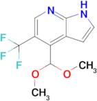 4-(Dimethoxymethyl)-5-(trifluoromethyl)-1H-pyrrolo[2,3-b]pyridine