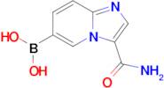 (3-Carbamoylimidazo[1,2-a]pyridin-6-yl)boronic acid