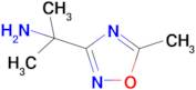 2-(5-Methyl-1,2,4-oxadiazol-3-yl)propan-2-amine