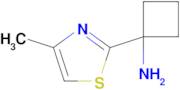 1-(4-Methylthiazol-2-yl)cyclobutanamine