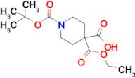 1-(tert-Butoxycarbonyl)-4-(ethoxycarbonyl)piperidine-4-carboxylic acid
