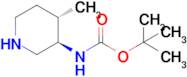 tert-Butyl ((3R,4S)-4-methylpiperidin-3-yl)carbamate