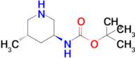 tert-Butyl ((3S,5S)-5-methylpiperidin-3-yl)carbamate