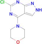 4-{6-chloro-2H-pyrazolo[3,4-d]pyrimidin-4-yl}morpholine