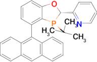 2-((2S,3S)-4-(Anthracen-9-yl)-3-(tert-butyl)-2,3-dihydrobenzo[d][1,3]oxaphosphol-2-yl)pyridine