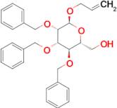 ((2R,3R,4S,5S,6S)-6-(Allyloxy)-3,4,5-tris(benzyloxy)tetrahydro-2H-pyran-2-yl)methanol