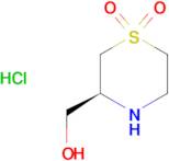 (S)-3-(Hydroxymethyl)thiomorpholine 1,1-dioxide hydrochloride