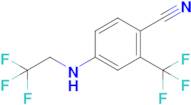 4-((2,2,2-Trifluoroethyl)amino)-2-(trifluoromethyl)benzonitrile