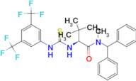 (2S)-2-[[[[3,5-Bis(trifluoromethyl)phenyl]amino]thioxomethyl]amino]-N-(diphenylmethyl)-N,3,3-trimethylbutanamide