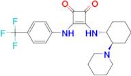 3-[[(1R,2R)-2-(1-Piperidinyl)cyclohexyl]amino]-4-[[4-(trifluoromethyl)phenyl]amino]-3-cyclobutene-1,2-dione