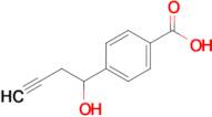 4-(1-Hydroxybut-3-yn-1-yl)benzoic acid