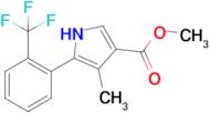 Methyl 4-methyl-5-(2-(trifluoromethyl)phenyl)-1H-pyrrole-3-carboxylate