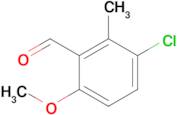 3-Chloro-6-methoxy-2-methylbenzaldehyde