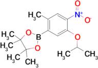 2-(5-Isopropoxy-2-methyl-4-nitrophenyl)-4,4,5,5-tetramethyl-1,3,2-dioxaborolane