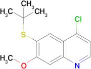 6-(tert-Butylthio)-4-chloro-7-methoxyquinoline