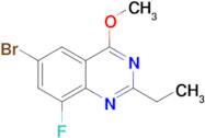 6-Bromo-2-ethyl-8-fluoro-4-methoxyquinazoline