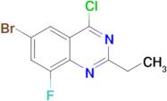 6-Bromo-4-chloro-2-ethyl-8-fluoroquinazoline