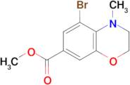 Methyl 5-bromo-4-methyl-3,4-dihydro-2H-benzo[b][1,4]oxazine-7-carboxylate