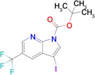 tert-Butyl 3-iodo-5-(trifluoromethyl)-1H-pyrrolo[2,3-b]pyridine-1-carboxylate