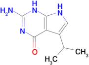 2-amino-5-(propan-2-yl)-1H,4H,7H-pyrrolo[2,3-d]pyrimidin-4-one