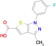 1-(3-Fluorophenyl)-3-methyl-1H-thieno[2,3-c]pyrazole-5-carboxylic acid