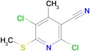 2,5-Dichloro-4-methyl-6-(methylthio)nicotinonitrile