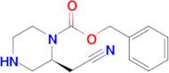 Benzyl (S)-2-(cyanomethyl)piperazine-1-carboxylate