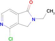 4-Chloro-2-ethyl-2,3-dihydro-1H-pyrrolo[3,4-c]pyridin-1-one