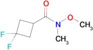 3,3-Difluoro-N-methoxy-N-methylcyclobutane-1-carboxamide