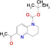 tert-Butyl 6-acetyl-3,4-dihydro-1,5-naphthyridine-1(2H)-carboxylate