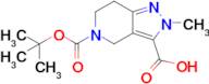 5-(tert-Butoxycarbonyl)-2-methyl-4,5,6,7-tetrahydro-2H-pyrazolo[4,3-c]pyridine-3-carboxylic acid