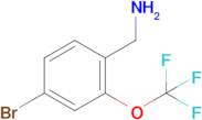 (4-Bromo-2-(trifluoromethoxy)phenyl)methanamine