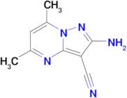 2-Amino-5,7-dimethylpyrazolo[1,5-a]pyrimidine-3-carbonitrile