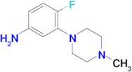 4-Fluoro-3-(4-methylpiperazin-1-yl)aniline