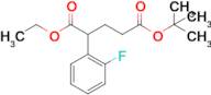 5-(tert-Butyl) 1-ethyl 2-(2-fluorophenyl)pentanedioate