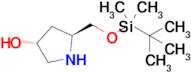 (3R,5S)-5-(((tert-Butyldimethylsilyl)oxy)methyl)pyrrolidin-3-ol