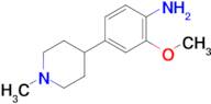 2-Methoxy-4-(1-methylpiperidin-4-yl)aniline