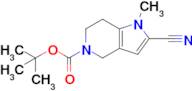 tert-Butyl 2-cyano-1-methyl-1,4,6,7-tetrahydro-5H-pyrrolo[3,2-c]pyridine-5-carboxylate