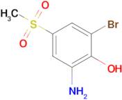 2-Amino-6-bromo-4-(methylsulfonyl)phenol