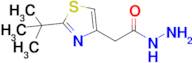 2-(2-(tert-Butyl)thiazol-4-yl)acetohydrazide