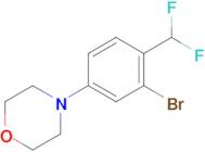 4-(3-Bromo-4-(difluoromethyl)phenyl)morpholine