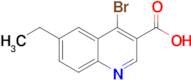 4-Bromo-6-ethylquinoline-3-carboxylic acid