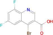 4-Bromo-6,8-difluoroquinoline-3-carboxylic acid