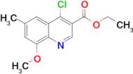 Ethyl 4-chloro-8-methoxy-6-methylquinoline-3-carboxylate